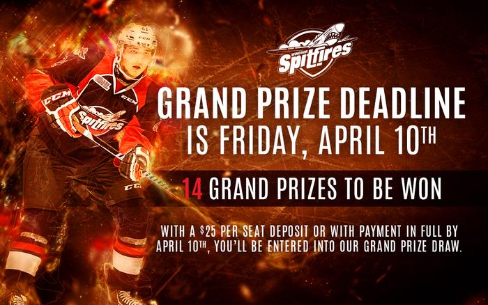 SpitsHockey's tweet photo. Reserve season tickets by 04/10 & you're eligible to win 1 of 14 grand prizes! #RenewToWin
http://t.co/Fu94RBZwYA http://t.co/vlXkdHducq