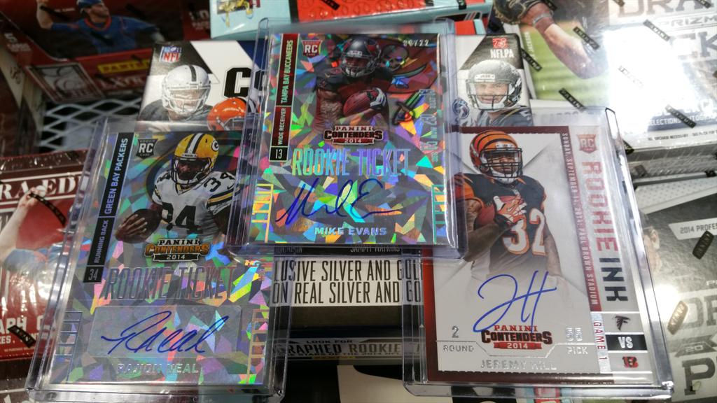 KTAuthentics's tweet photo. OMG that's SICK! One box of contenders at Dan's in Frank's @ChecklistsforUS @JonesysSportsBR @MustashMondays http://t.co/2Xs15i4OwN