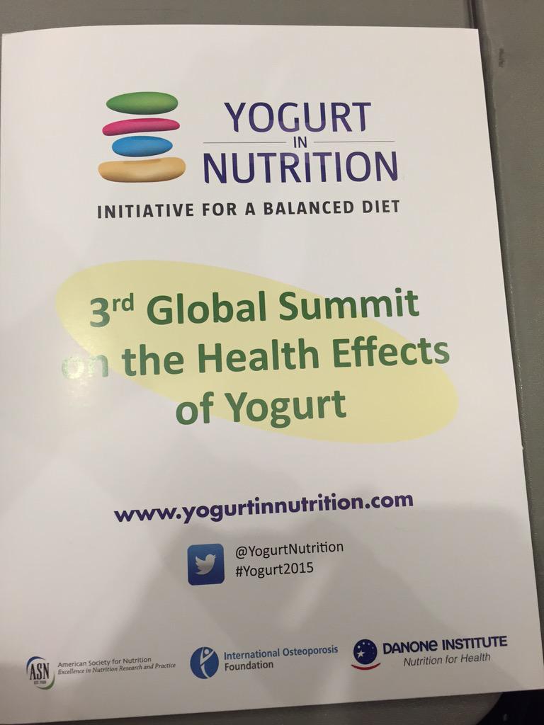 InstitutoDanone's tweet photo. Great and interesting Yoghurt Summit. #AngeloTremblay #DrAtkinson #yogurt2015 #EB2015 http://t.co/MrFyfUSPbV