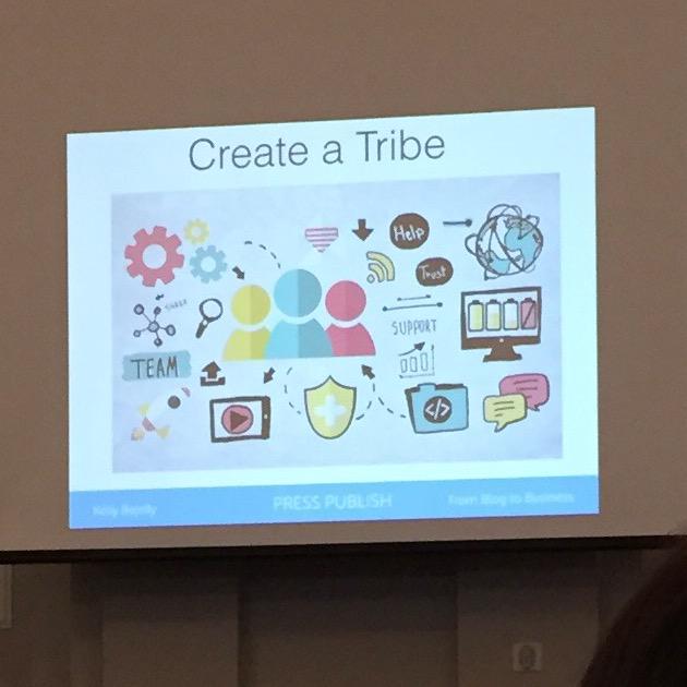pdxbloggers's tweet image. @AGirlWorthSavin says &quot;create a tribe, a network of people who will support you&quot; #presspublish #portlandbloggers