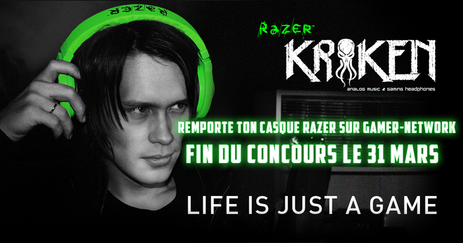 Gamer_Network_'s tweet photo. RAPPEL #Concours 🎀🎮 RT + FOLLOW pour gagner ton casque Razer Kraken ! #TeamGN 
https://t.co/exPRy9IMrW http://t.co/a7q5YPc0qH