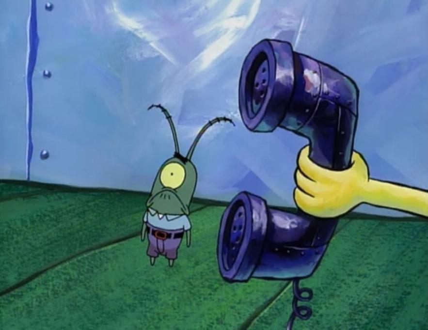 ReactsSpongebob's tweet photo. When your parents make you talk to someone you don't want to http://t.co/VvGF1rMfR6