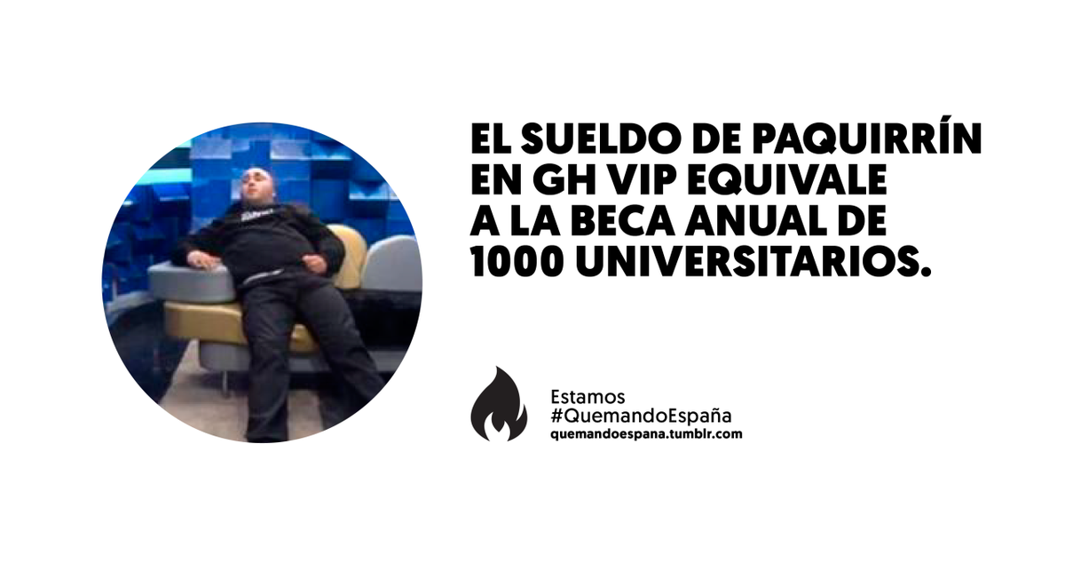patricia_hdez_'s tweet photo. Genial la campaña #QuemandoEspaña. A ver si sirve de algo. http://t.co/ei3UlM6q6e
