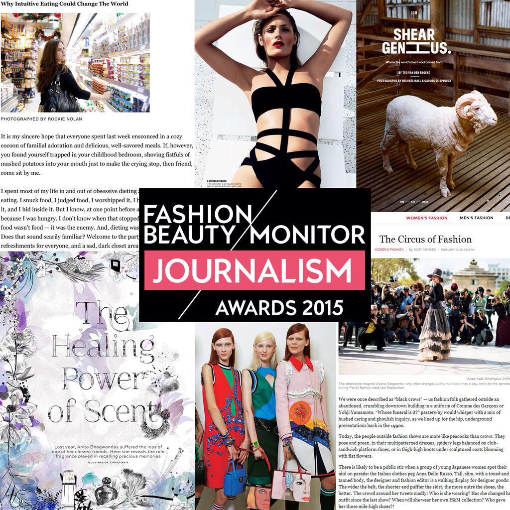 Fashion_Monitor's tweet photo. Ensure your top journalists and stylists are nominated for this year's #FBMAwards - vote now! http://t.co/noM3BiyQvb http://t.co/prWcli3D7q