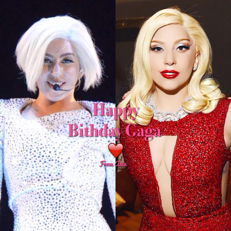     To say Happy Birthday to Lady Gaga         