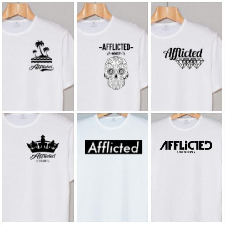 afflictedapp's tweet image. PRE ORDER LAUNCH!
7 New tees available!
They can be ordered through our website!
#AfflictedApparel