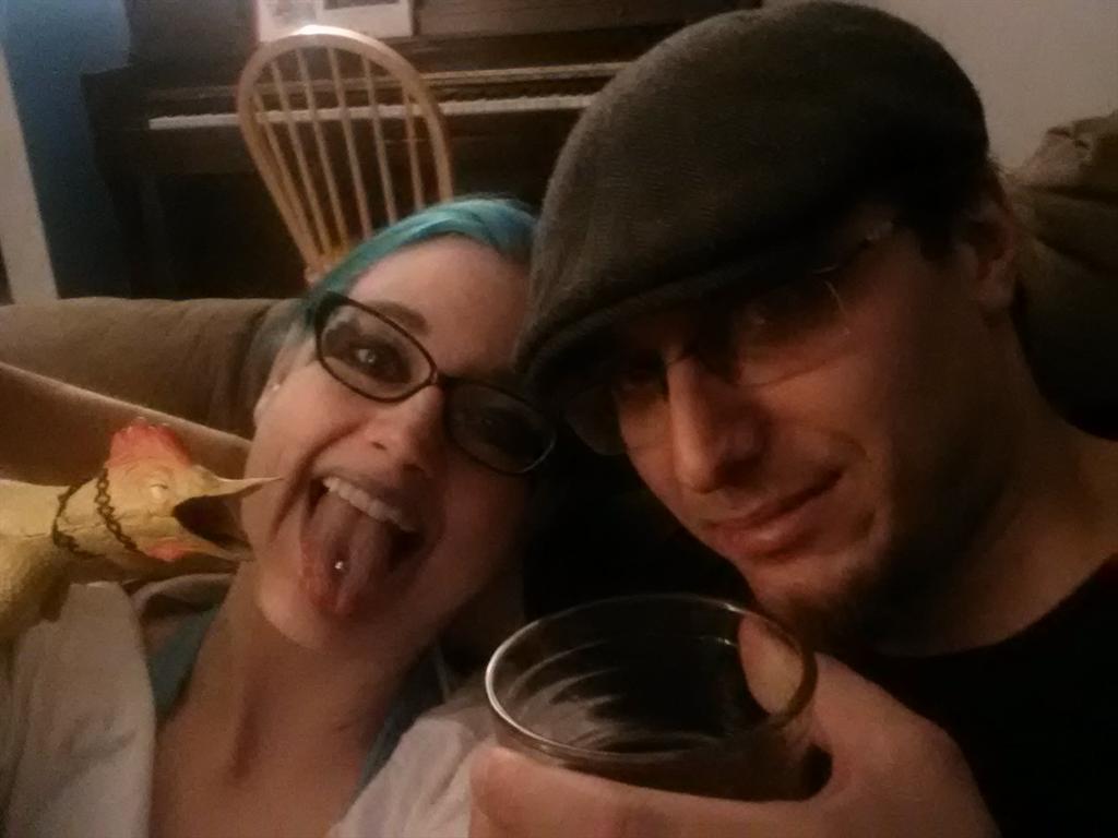 IceGoddessLumi's tweet photo. @DegaustKirk @BethFerrengirl @t_terillo @Rocket_Gamera @SWEARNET Kick ass hair! I'm blue. π Me & my BFF #TPB9Binge http://t.co/62Lz1Vi3R1