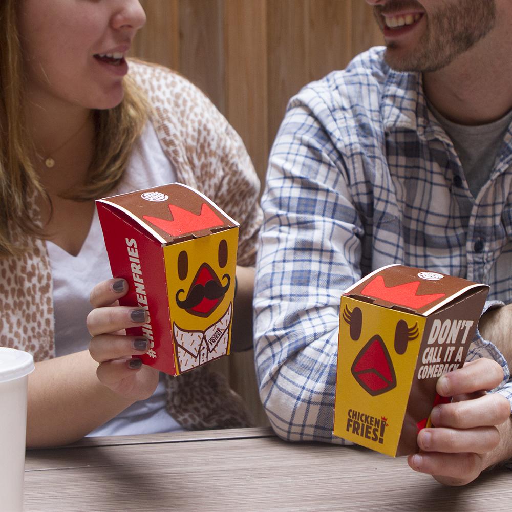 BurgerKing's tweet image. Quit playin’. #ChickenFries