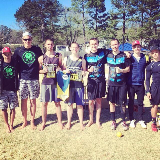Top 4 teams at the 1st stop of the Southeast Tour! 1 Nashburgh 2 Origin Spikeball 3 RIP 4 Life From Mars #Spikeball
