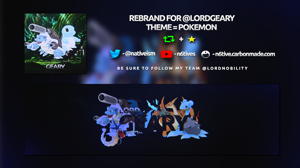 nativeism's tweet image. Rebrand for @Gearboi!
RT's and FAV's Appreciated!