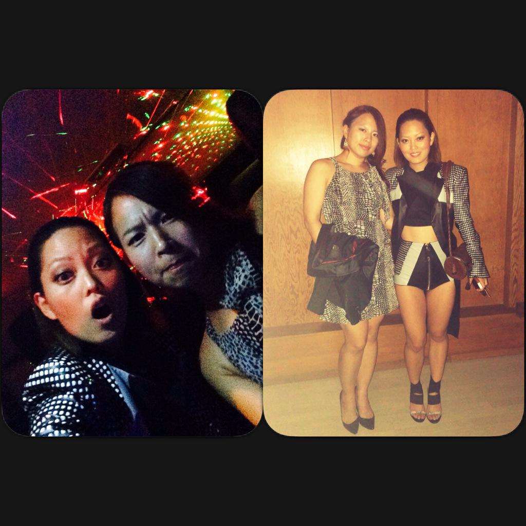 hanamaelee's tweet photo. Me + my cuz on our way to Audrey Magazine #afs2015 #LetsGoVip fashion show. I'm showered in my boi @AshtonMichaelLA ๐ป http://t.co/yU8wSm6Ef4