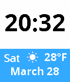 iGerlidotcom's tweet photo. Watchy Weather for @Pebble Time is in the works. http://t.co/M7QFtSvbhq