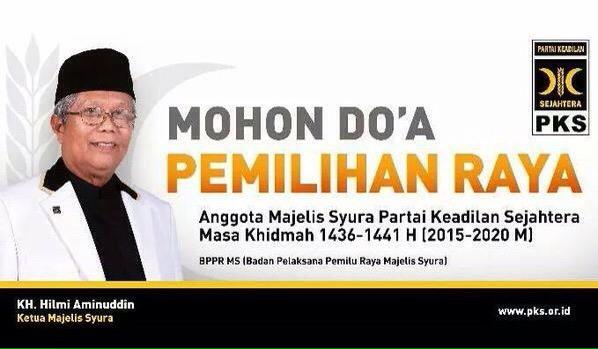 #PemilihanRaya Anggota Majelis Syuro PKS u/ masa khidmah 1436-1441 H | Bismillah..