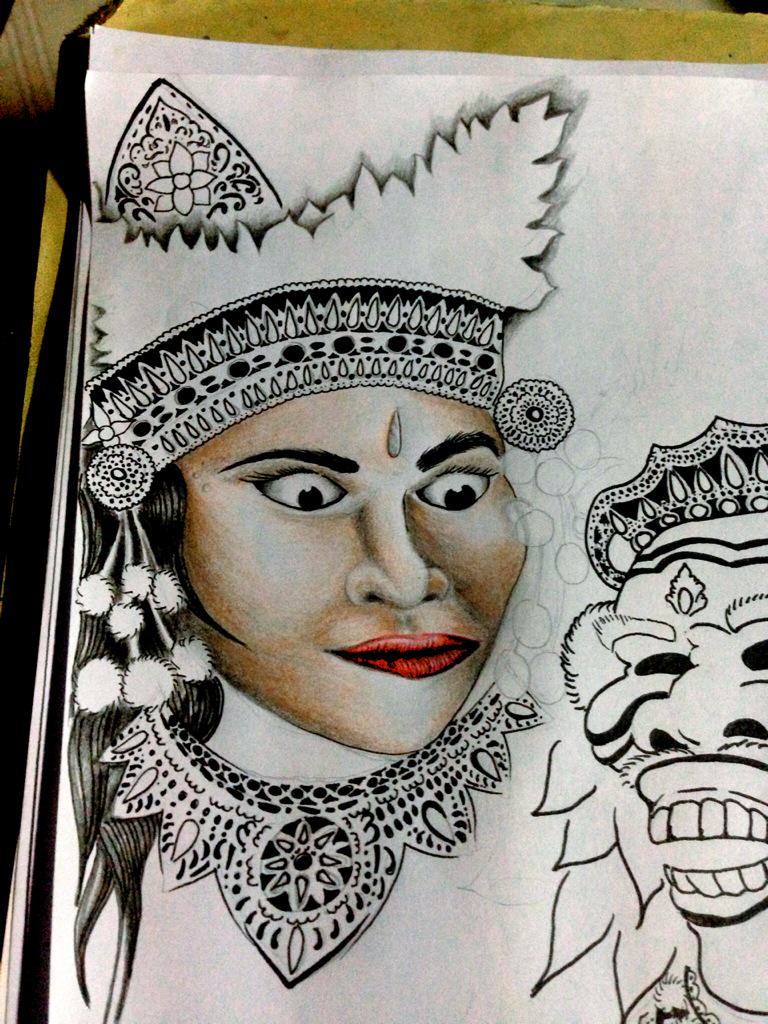 Imaginasi masih stengah stengah mencoba dengn gaya yng berbeda