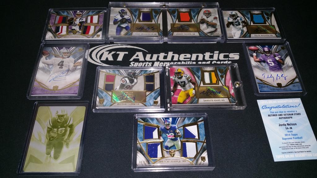 KTAuthentics's tweet photo. OMG that's SICK! Awsome case of 2014 Supreme Football @ChecklistsforUS @JonesysSportsBR @redngoldblooded @CardSub http://t.co/U308qahTd5