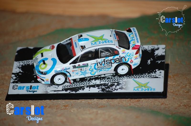 CarSlotDesigns's tweet photo. Mitsubishi Evo X @AlbertoMonarri - @SanjuanRodri Rallye Tierras Altas de Lorca. http://t.co/afd7nggoTp