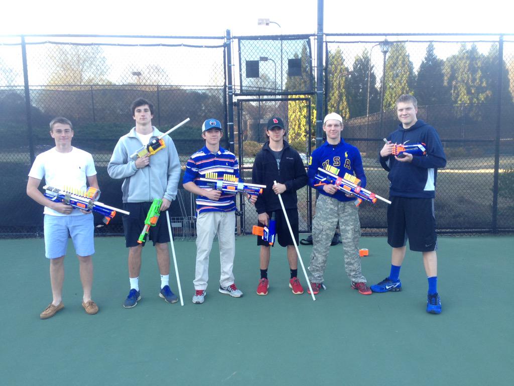 ehsnerf15's tweet photo. This is a game, but it's all business today http://t.co/a9y8uXRyUI