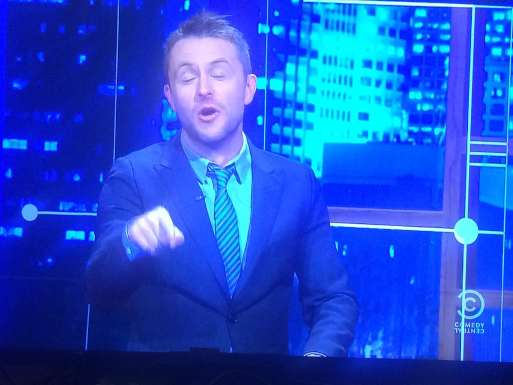 Paused on <a href="/nerdist/">Nerdist</a> 's O face. #hisorgasmstickle #PodiumBJs