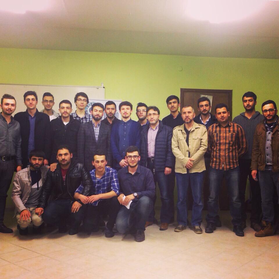 Muhteşem bir fasıl programından samimi bir kare ...