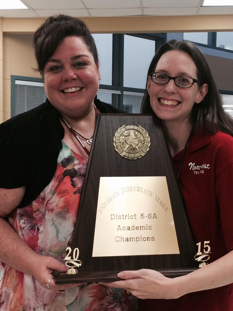 JasonChildress2's tweet photo. UIL District Champs! #nhs1415 http://t.co/orh7C7eF87