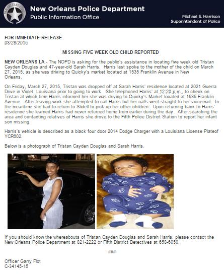 NOLAMixn's tweet image. New Orleans NOLA and surrounding cities this is a serious message. Please RT and RP.  Thank You  #missing #baby