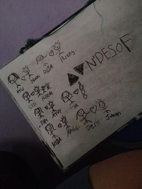 NdesoF's tweet photo. Laf u lah pokonya♥.tia langgeng teyus ya sma pacarnya wkwk;* http://t.co/eUwiPdaVUN