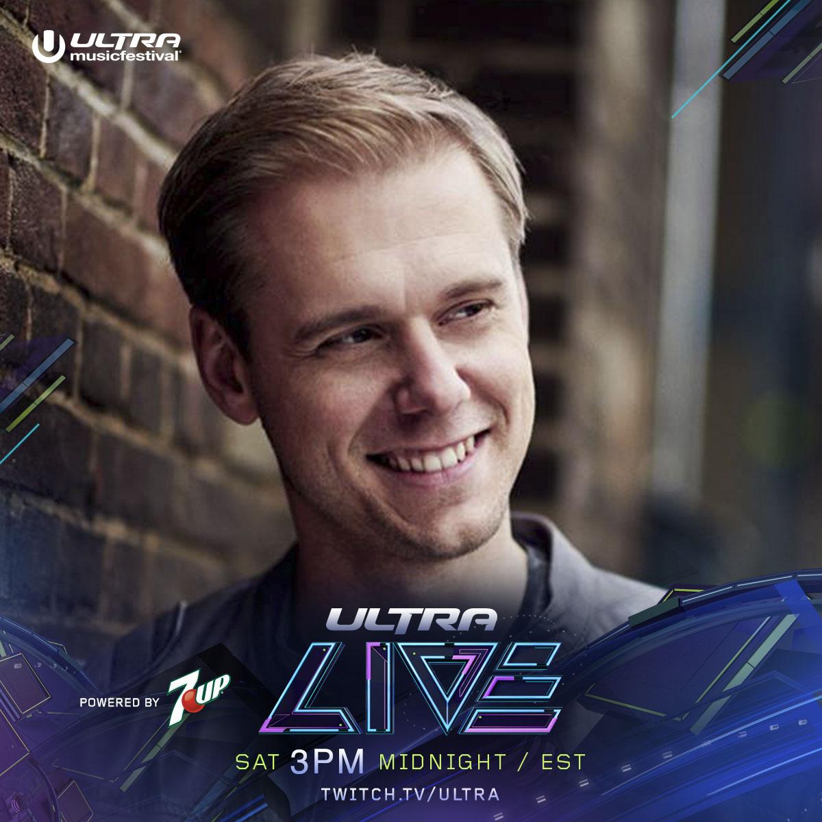 UMFTV's tweet photo. @arminvanbuuren will be blowing our minds for the next hour on #ULTRALIVE powered by @7up http://t.co/eVb5iVMRdv http://t.co/6xBiK6Wsip