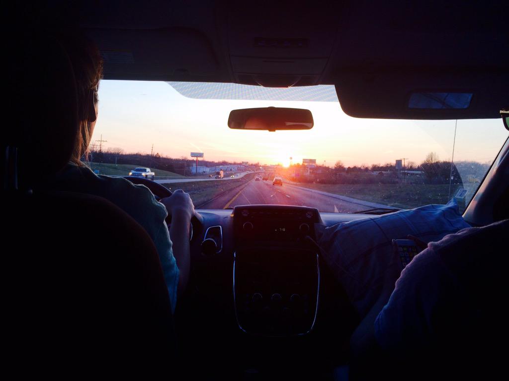 MAB_Savannah's tweet photo. Woke up to a Georgia sunrise &amp; returning to a Missouri sunset☀️ http://t.co/nsDIFQW880