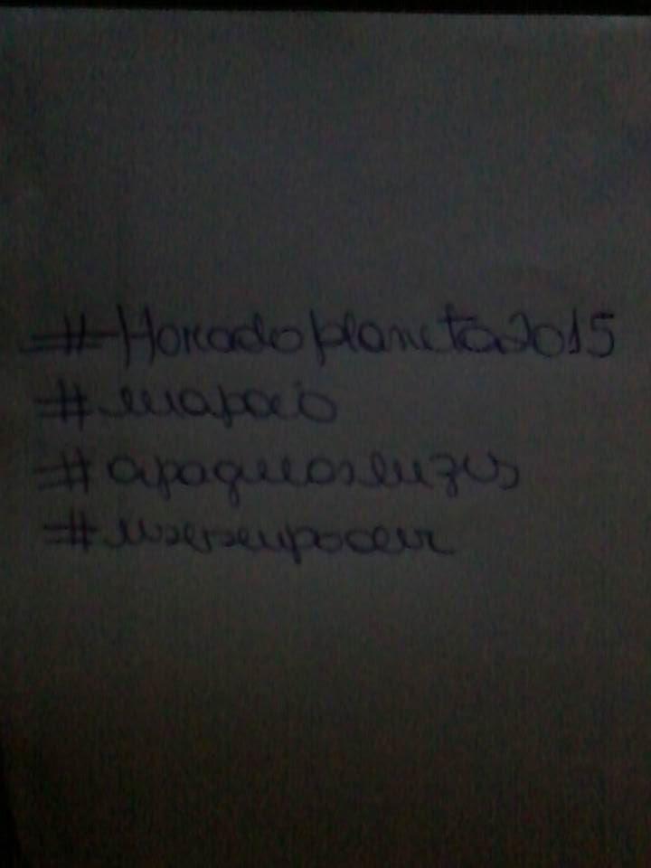 kleide_co's tweet photo. #HoradoPlaneta2015 #UseSeuPoder #fazendominhaparte #luzsódalua http://t.co/AWHtTs0hK5