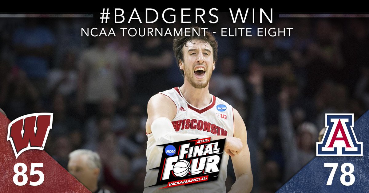 BadgerMBB's tweet photo. The #Badgers are coming back for more. #FinalFour #MakeEmBelieve http://t.co/wMJw06RV1R