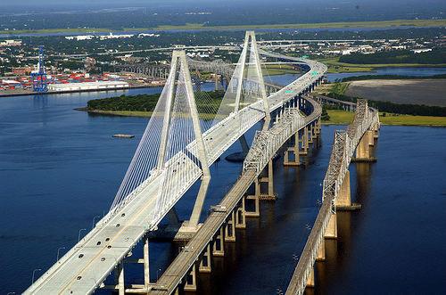 LocalBlackCard's tweet image. How many of you ran across the old Cooper River Bridge?  ow.ly/KVKuq #crbr #chsdeals #supportlocal
