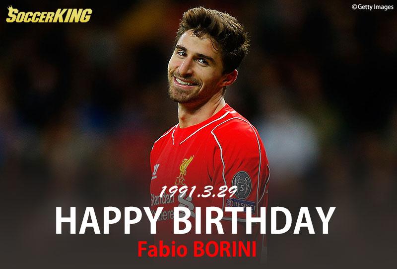 Happy 24th Birthday to Fabio Borini. 