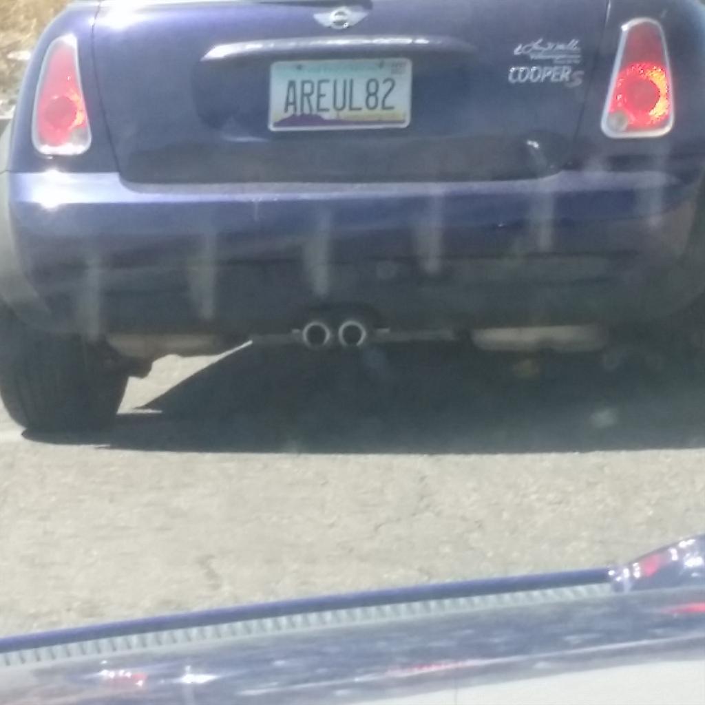 CoffmanCrew's tweet image. #bestlicenseplateever #miniwin #cooper