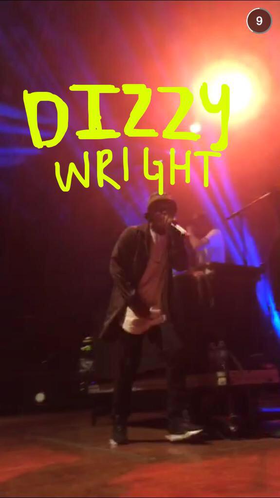 UMich's tweet photo. .@DizzyWright takes the stage at Hill Auditorium! @G_Eazy up next. #BlockMParty http://t.co/xV3vxPfzF8