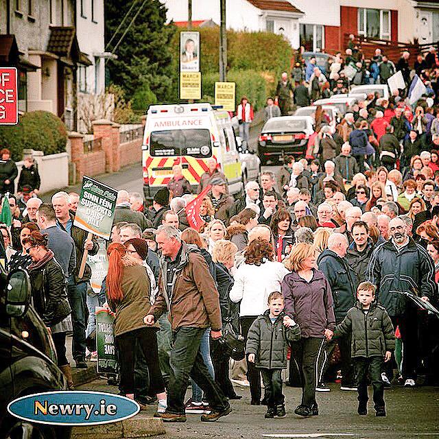 Providing Medical cover for the <a href="/SAVEDAISYHILL/">Save Daisy Hill</a> Rally #SJANEWRY #NEWRY