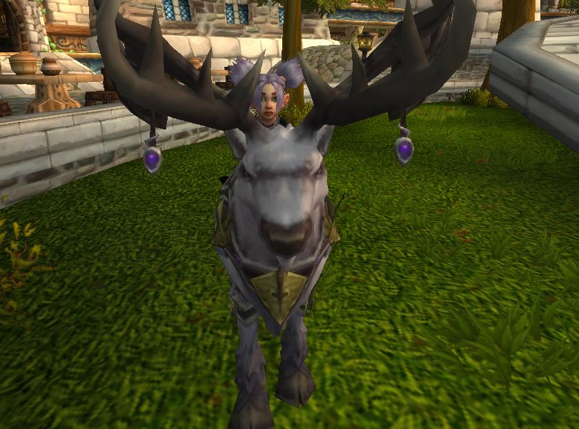 Fethas's tweet image. SO APPRENTLY you can take selfies in deer form... #warcraft
