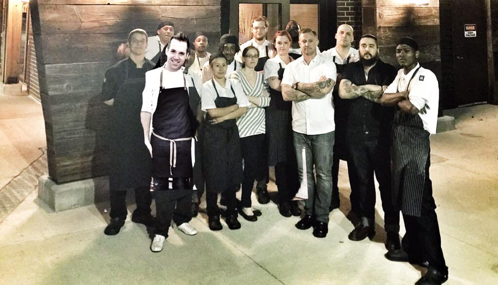 @bttrlovehardwrk ran back to DC before the team pic <a href="/VoltFamilyMeal/">Family Meal</a> #RVA so here's my repost with him included