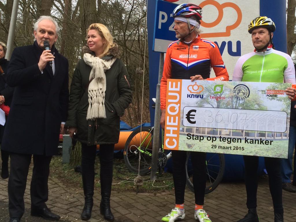 Opbrengst toertocht #stapoptegenkanker ruim 36.000 euro!