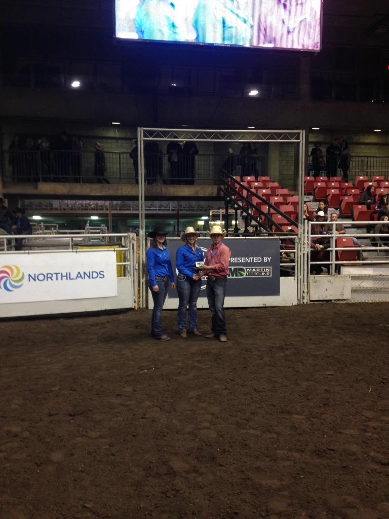 FarmfairInt's tweet photo. Caitlin Stark is your Barrel Racing Champion! #ccfr15 #rodeo http://t.co/RtizrocEuE