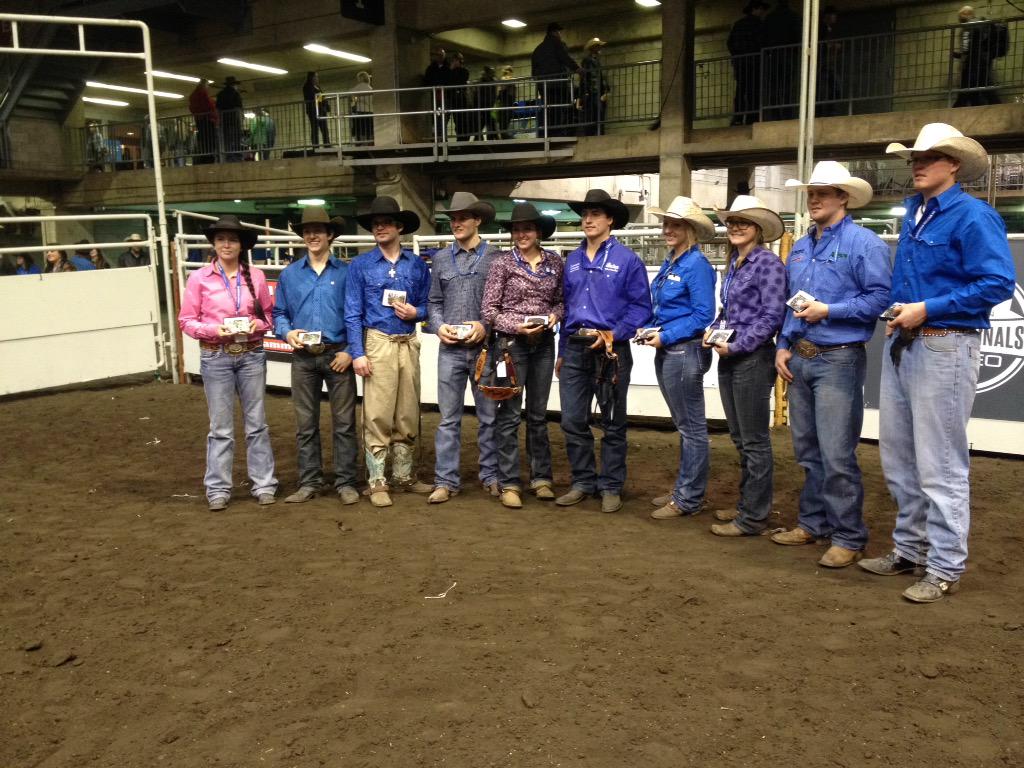 DanEddy1's tweet photo. "@cfredmonton: 2015 College Champions!
#CCFR15 http://t.co/EjD8Q0Ytvs"
Congratulations from the CPRA to the future stars of rodeo!