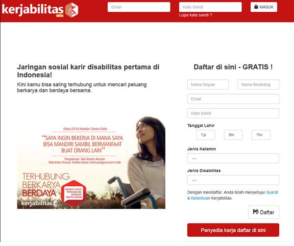 kerjabilitas's tweet photo. yth @lokerdir, Bntu promote jaringan sosial karir disabilitas http://t.co/6Y56Rejb1G u/ bantu difabel akses kerja http://t.co/If5TvYIIOI