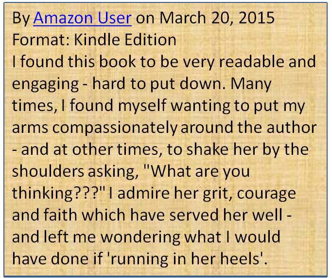 MarysReflection's tweet image. #CustomerReview from #AmazonUser 
\
#RunningInHeels: A Memoir of Grit &amp;amp; Grace 

amazon.com/Running-Heels-…