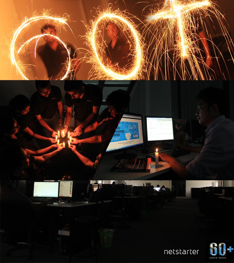 Netstarter_SL's tweet photo. We're really proud to share the highlights of our support to #EarthHour 2015!
#ChangeClimateChange #NetstarterSL http://t.co/w55fDRaarE