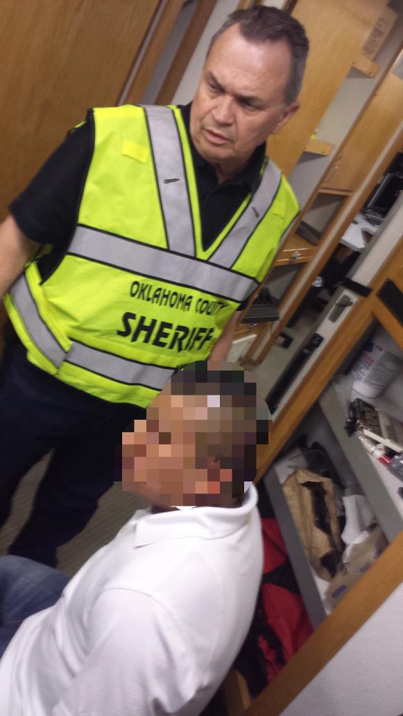 OkCountySheriff's tweet photo. Sheriff @JohnWhetselOCSO just made a DUI arrest. #OkZeroDUI http://t.co/i3ORJAmhuW
