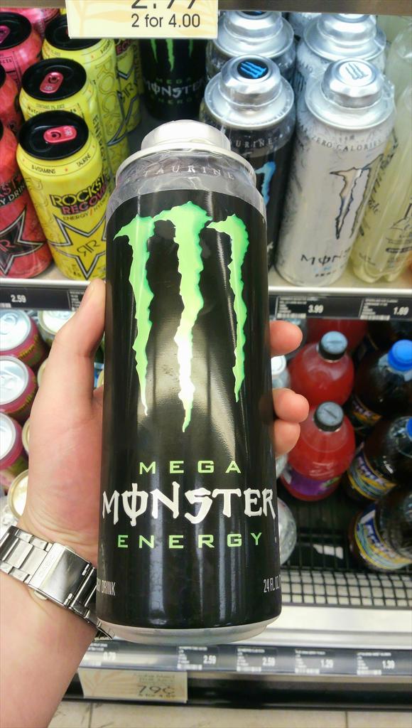 #エナジードリンク
アメリカのモンスター
でかすぎる、、、