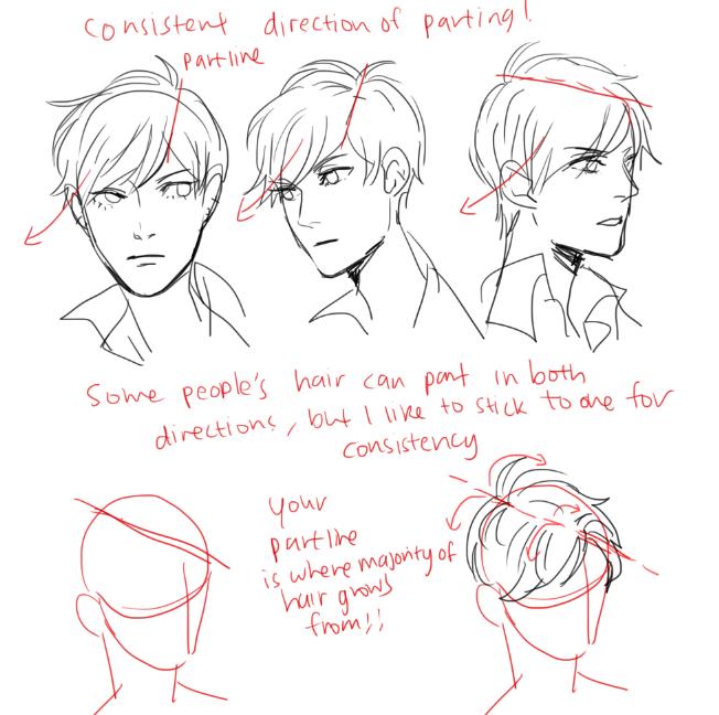 메르 자료 백업계 on Twitter: "머리카락 그리기 참고자료 (1). [http://t.co 