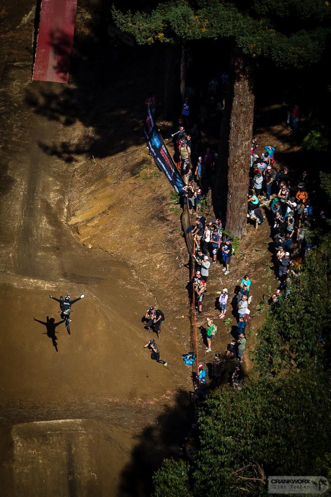 ClintTrahan's tweet image. Birds eye view. @Crankworx @pinkbike