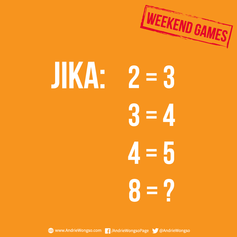 #WeekendGame Ada yang bisa jawab?