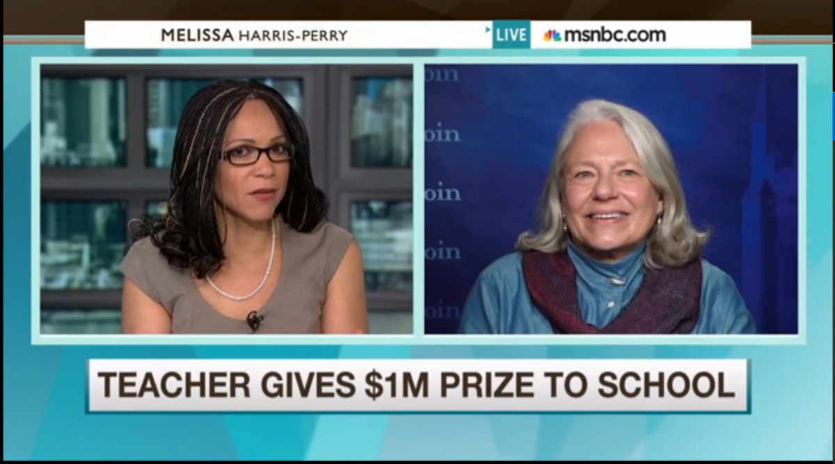 Foot Soldier of the Week <a href="/NancieAtwell/">Nancie Atwell</a> on @MSNBC: msnbc.com/melissa-harris… #TeacherPrize
