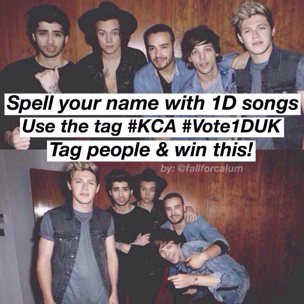baddestpaki's tweet photo. Torn
Everything about you
Happily
Rock me
E "
E"
Moments
Alive
#KCA #Vote1DUК #VoteOneDirction http://t.co/rHKpExyeHN